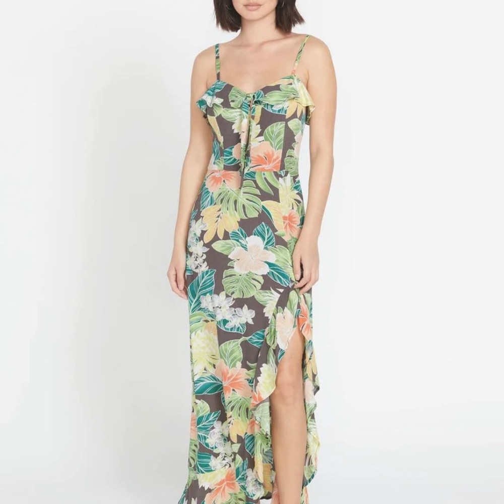 Volcom Tropical print dress